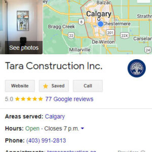 16 Man Hours with Tara Construction (Calgary Area & Labor Only)